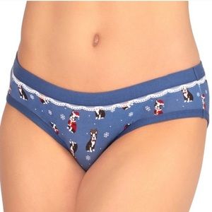💖SO Lace Trim Hipster Santa Dog Panties💖2/$10💖‎